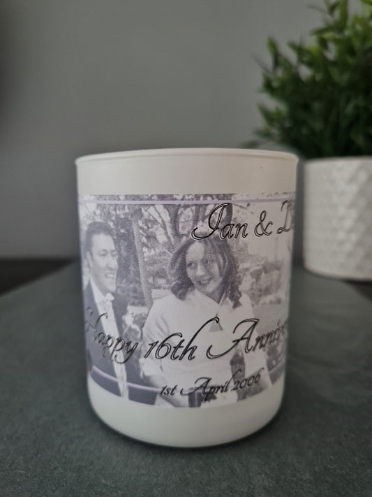 PERSONALISED CANDLES - HIGHLAND ROSE MELTS