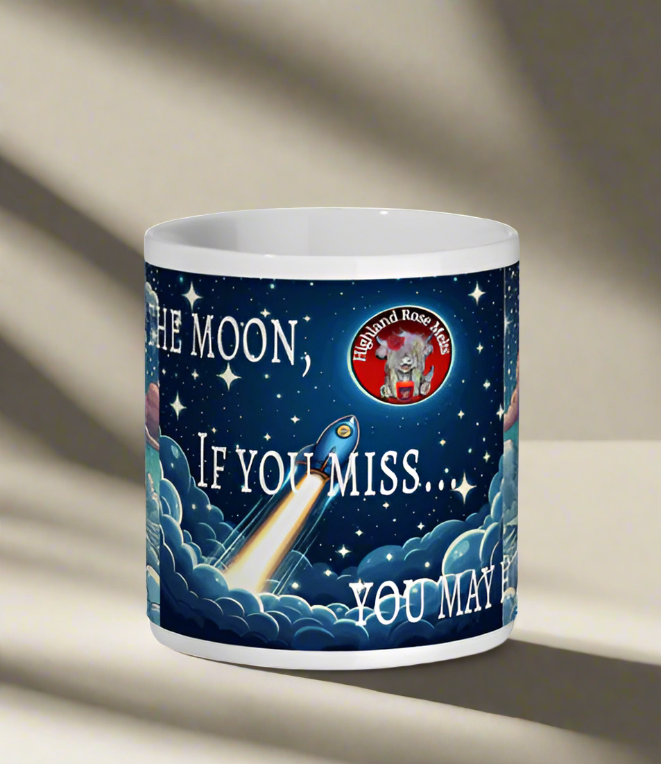 AIM FOR THE MOON ROSIE MUG